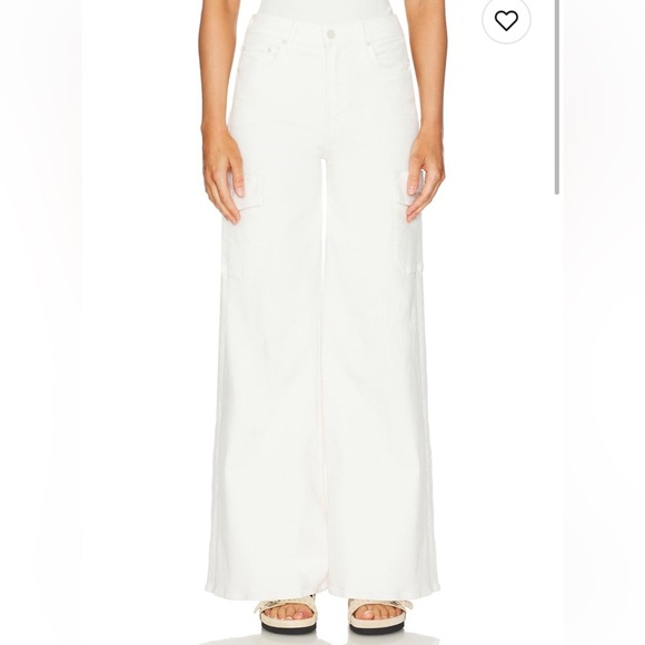 MOTHER NWT Sz 25 The Undercover Cargo Sneak in Cream Puff - Picture 6 of 6